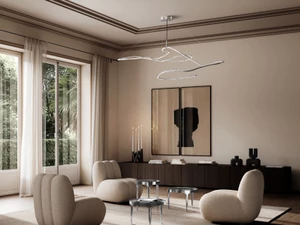 101 Copenhagen Ghost Chandelier - Chrome (5m)