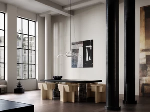 101 Copenhagen Ghost Chandelier - Mini - Chrome (5m)