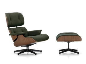 Vitra Eames Lounge Chair & Ottoman - Natural Walnut