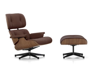Vitra Eames Lounge Chair & Ottoman - Natural Walnut