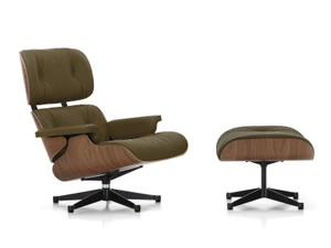 Vitra Eames Lounge Chair & Ottoman - Natural Walnut