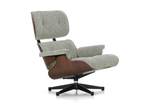 Vitra Eames Lounge Chair - Dark Walnut - Nubia Fabric