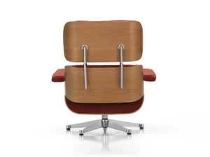 Vitra Eames Lounge Chair & Ottoman - Cherry - Calma Fabric