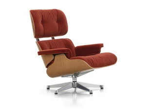 Vitra Eames Lounge Chair - Cherry - Calma Fabric