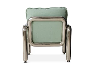 HKLIVING Chrome Lounge Armchair