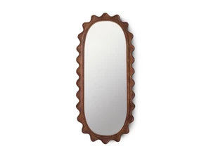 HKLIVING Wooden Ripple Mirror