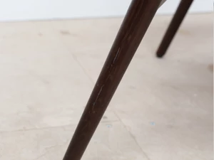 GUBI Masculo Dining Chair - Grey Fabric - Set of 4 - Ex-Display