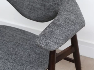 GUBI Masculo Dining Chair - Grey Fabric - Set of 4 - Ex-Display