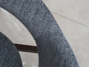 GUBI Masculo Dining Chair - Grey Fabric - Set of 4 - Ex-Display