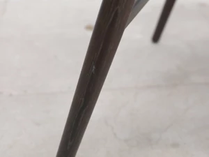 GUBI Masculo Dining Chair - Brown Fabric - Set of 4 - Ex-Display