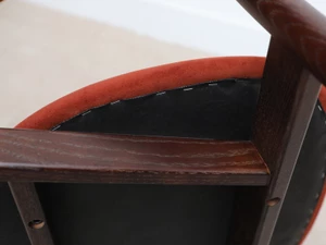 GUBI Masculo Dining Chair - Brown Fabric - Set of 4 - Ex-Display