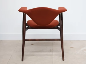 GUBI Masculo Dining Chair - Brown Fabric - Set of 4 - Ex-Display