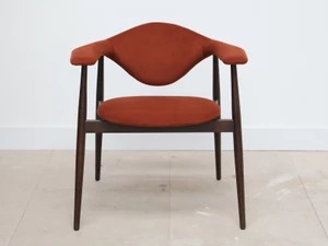 GUBI Masculo Dining Chair - Brown Fabric - Set of 4 - Ex-Display