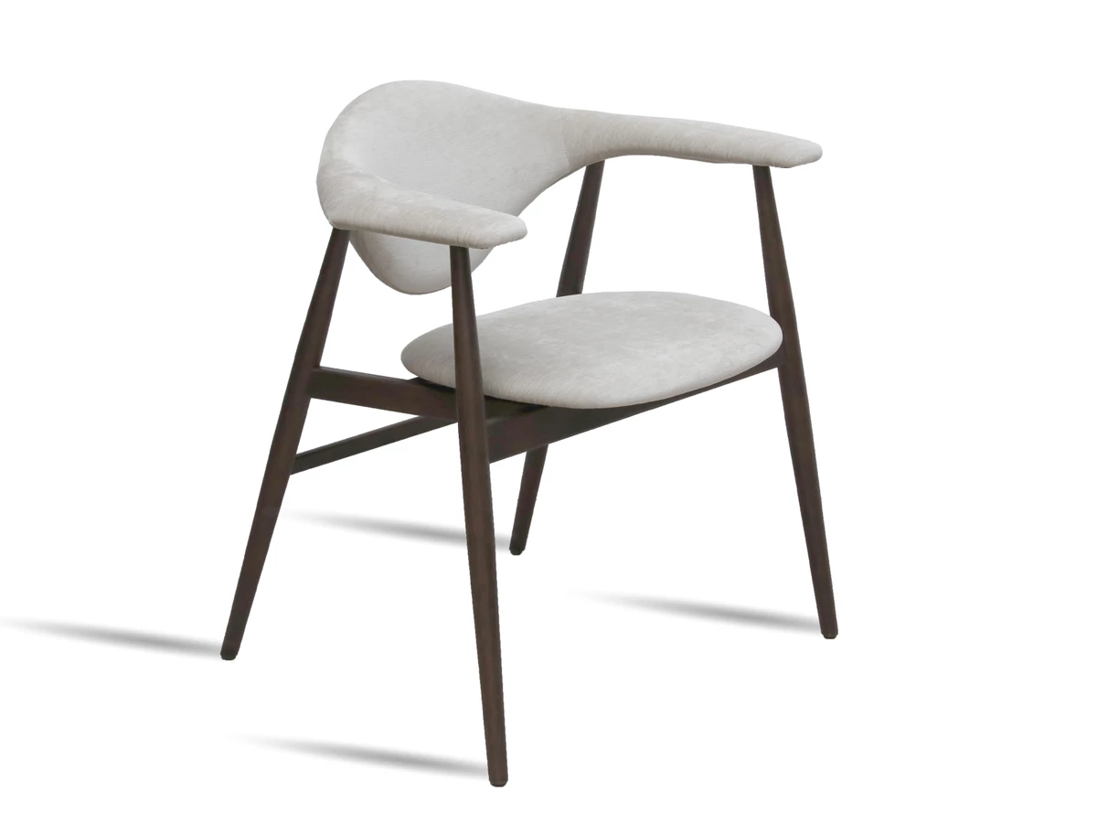 GUBI Masculo Dining Chair - Cream Fabric - Set of 4 - Ex-Display