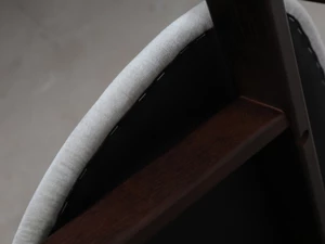 GUBI Masculo Dining Chair - Cream Fabric - Set of 4 - Ex-Display