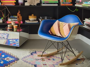 HKLIVING Striped Velvet Cushion