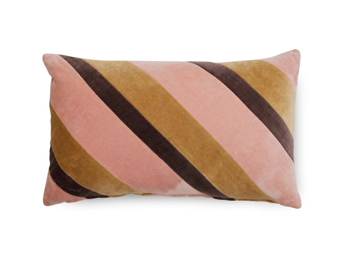 HKLIVING Striped Velvet Cushion