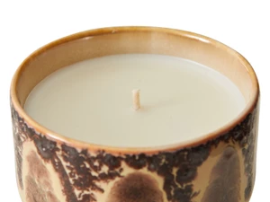 HKLIVING 70s Ceramics: Small Scented Candle - Kyoto