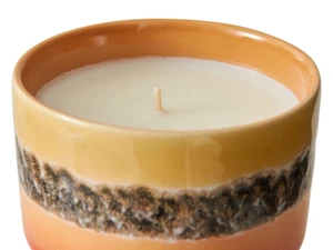HKLIVING 70s Ceramics: Small Scented Candle - Tulum