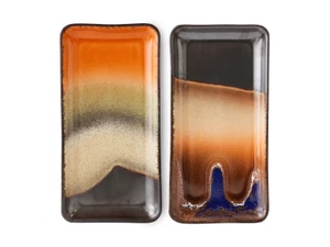 HKLIVING 70s Ceramics: Small Trays - Set of 2