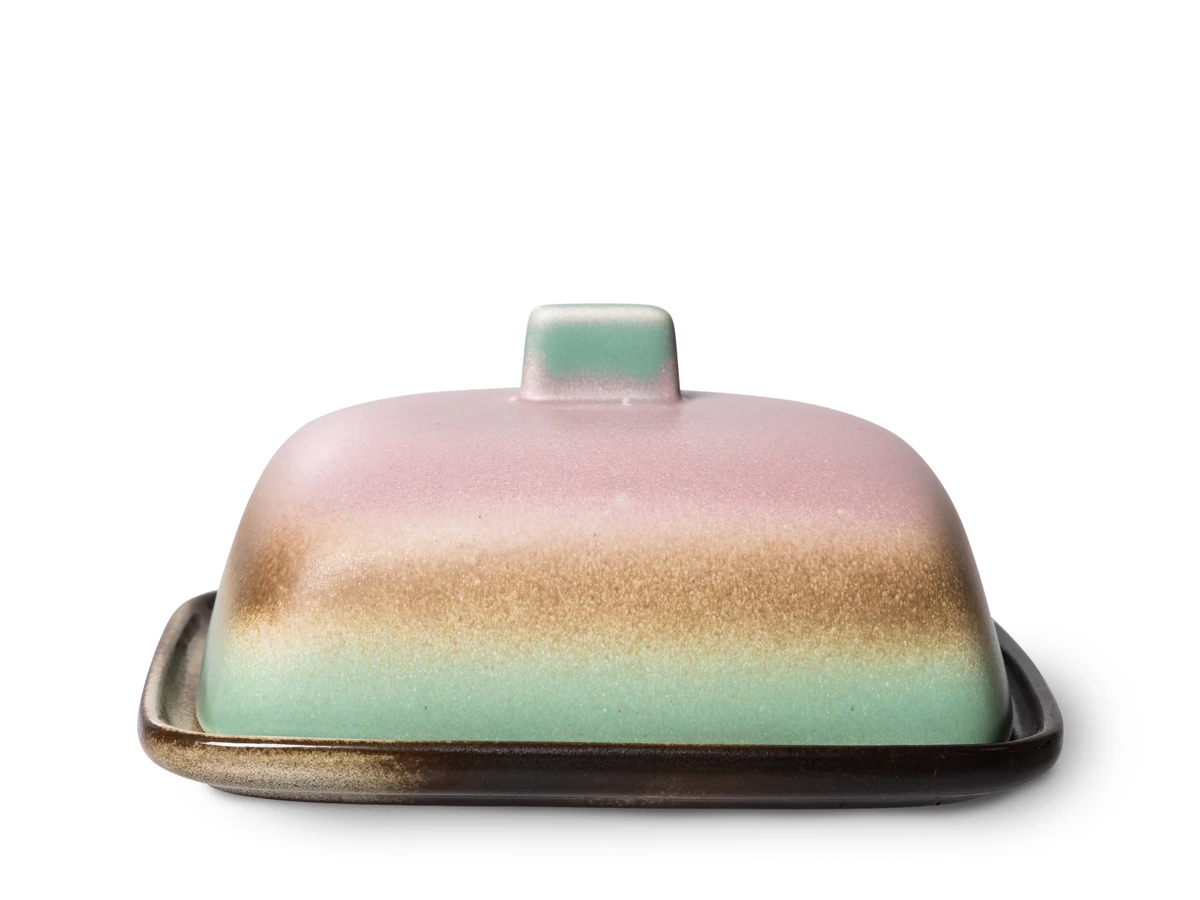 HKLIVING 70s Ceramics: Butter Dish