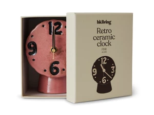 HKLIVING Retro Ceramic Clock