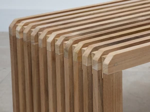 HKLIVING Slatted Bench - Ex-Display