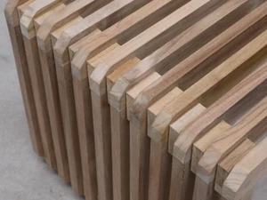 HKLIVING Slatted Bench - Ex-Display