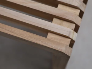 HKLIVING Slatted Bench - Ex-Display