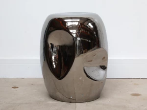 HKLIVING Currents Side Table - Chrome - Ex-Display