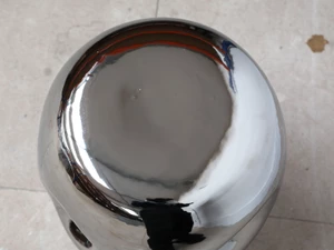 HKLIVING Currents Side Table - Chrome - Ex-Display