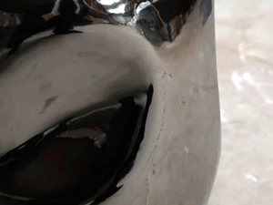 HKLIVING Currents Side Table - Chrome - Ex-Display