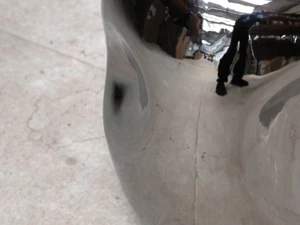 HKLIVING Currents Side Table - Chrome - Ex-Display