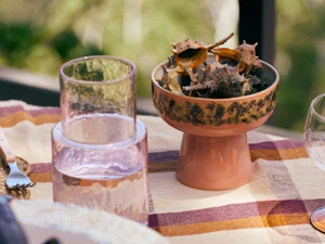 HKLIVING 70s Ceramics: Tapas Bowl on Base