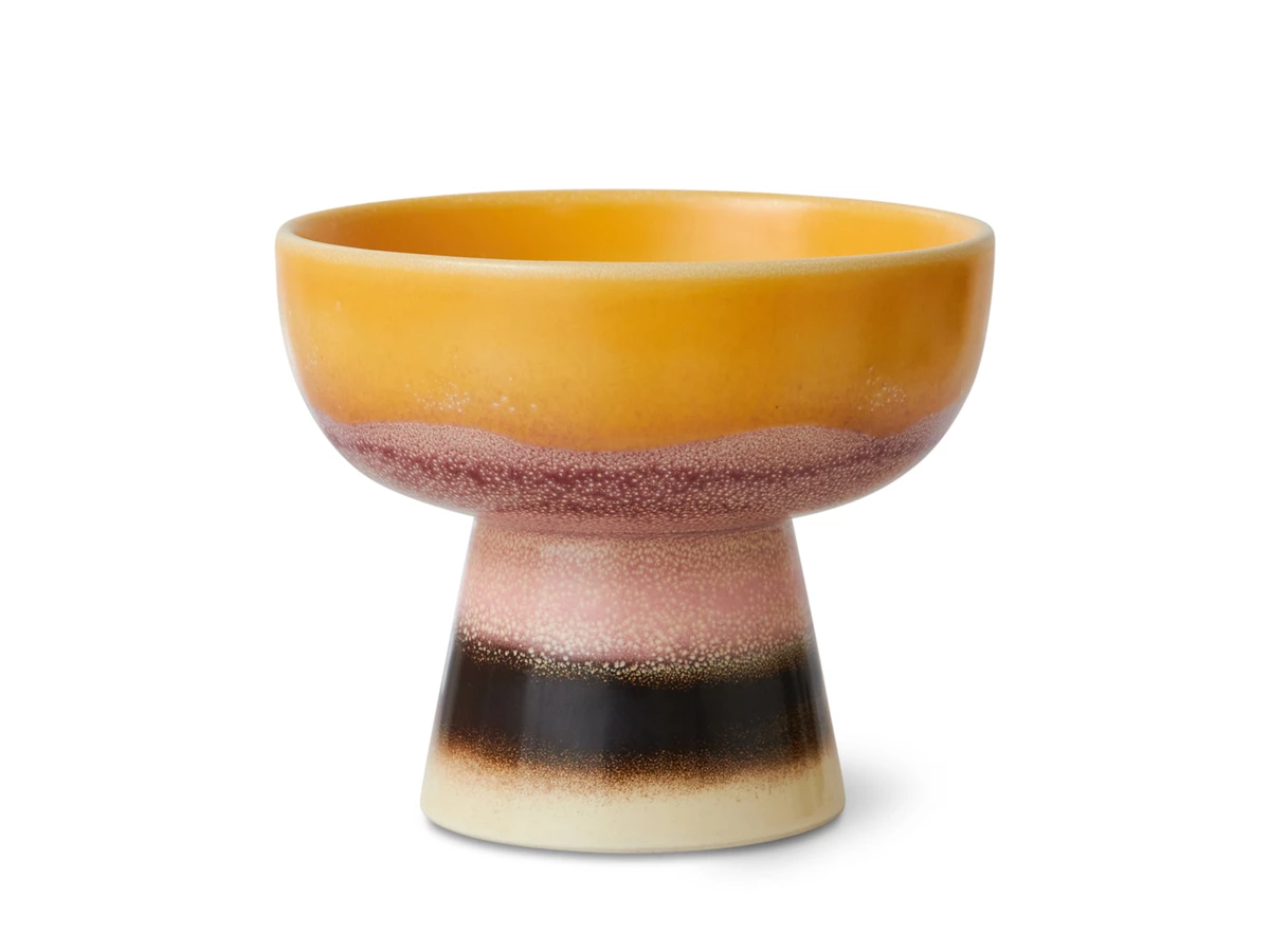 HKLIVING 70s Ceramics: Tapas Bowl on Base