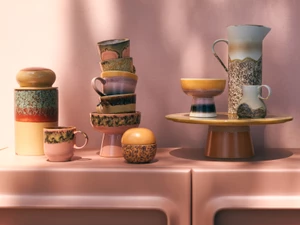 HKLIVING 70s Ceramics: Sugar Pot