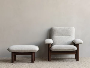Audo Copenhagen Brasilia Lounge Chair & Ottoman