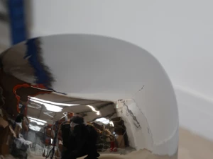 HKLIVING Currents Side Table - Chrome - Ex-Display