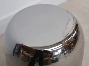 HKLIVING Currents Side Table - Chrome - Ex-Display