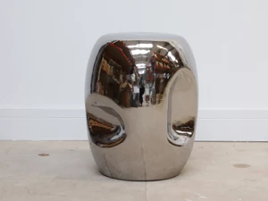HKLIVING Currents Side Table - Chrome - Ex-Display