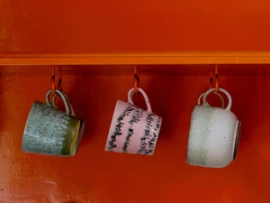 HKLIVING 70s Ceramics: Cappuccino Mugs - Dada - Set of 4