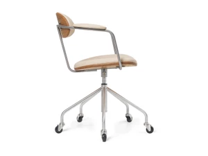 Carl Hansen & Son CH621 Swivel Chair - Leather