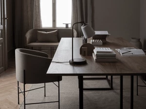 New Works Material Table Lamp - Concrete