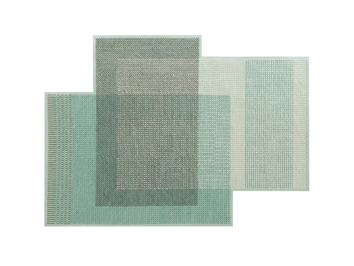 GAN Canevas Geo Rug - Ex-Display