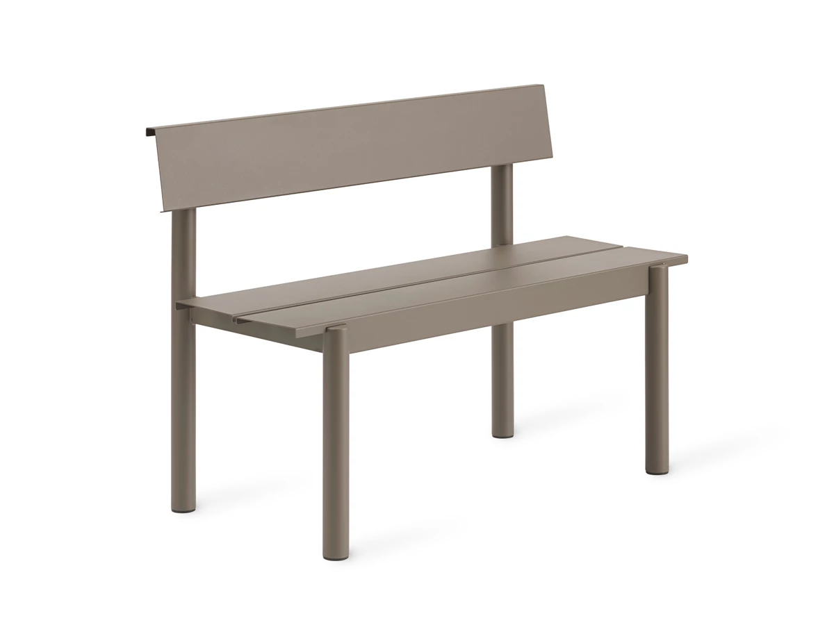 Muuto Linear Steel Bench with Backrest