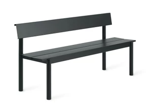Muuto Linear Steel Bench with Backrest