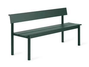 Muuto Linear Steel Bench with Backrest