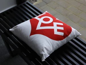 Vitra Graphic Print Pillows - Love Heart - Ex-Display