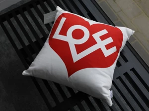 Vitra Graphic Print Pillows - Love Heart - Ex-Display