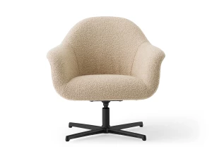Audo Copenhagen Harbour Swivel Lounge Chair - Star Base